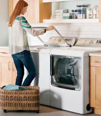 GE推出全球最大容量顶开式洗衣机  