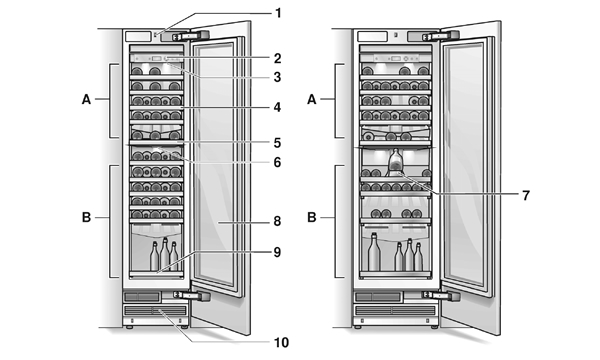 了解GAGGENAU酒柜的结构